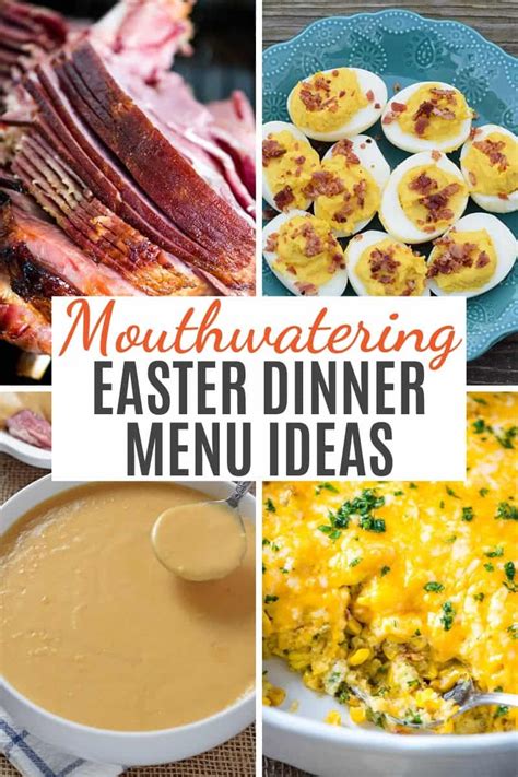 easter dinner menu ideas for a crowd